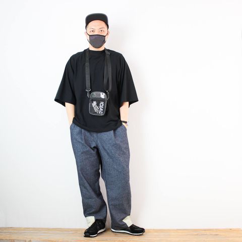 chloroのモックネックTシャツを使ったコーディネート【2日目】