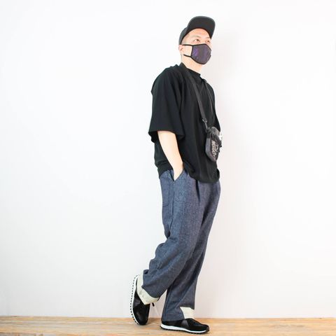 chloroのモックネックTシャツを使ったコーディネート【2日目】