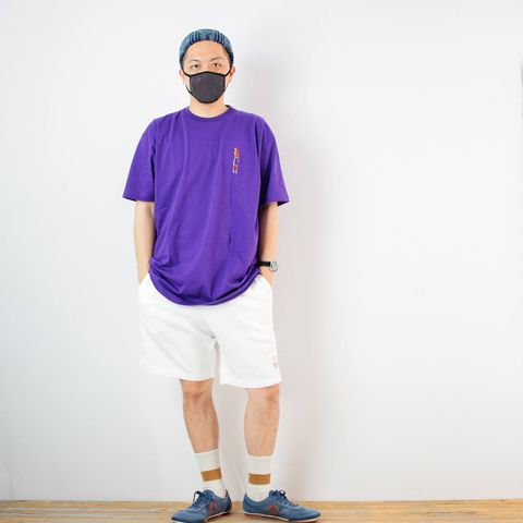 kelenのワンポイント刺繍Tシャツを使ったコーディネート【1日目】