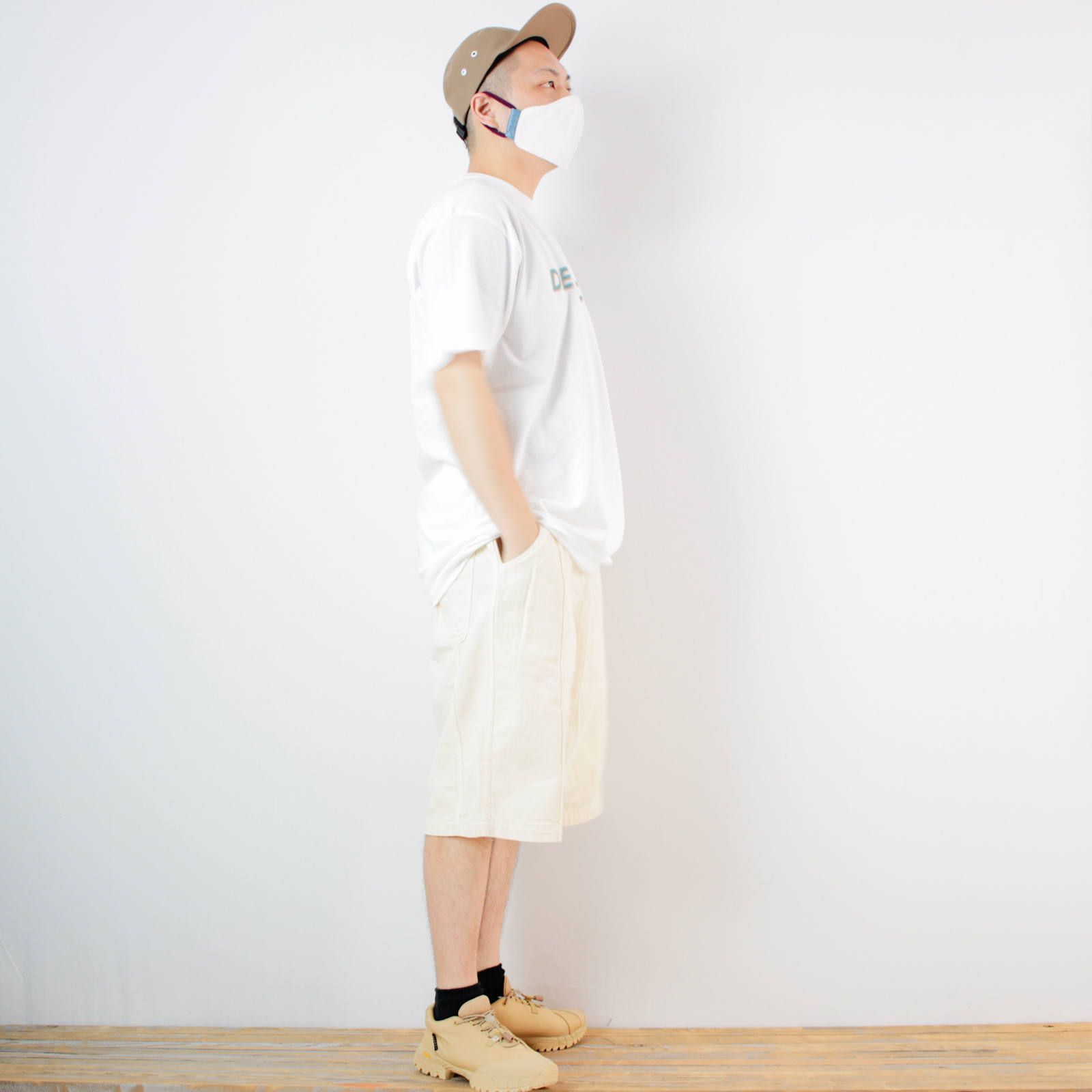 kelenのプリントTシャツを使ったコーディネート【3日目】