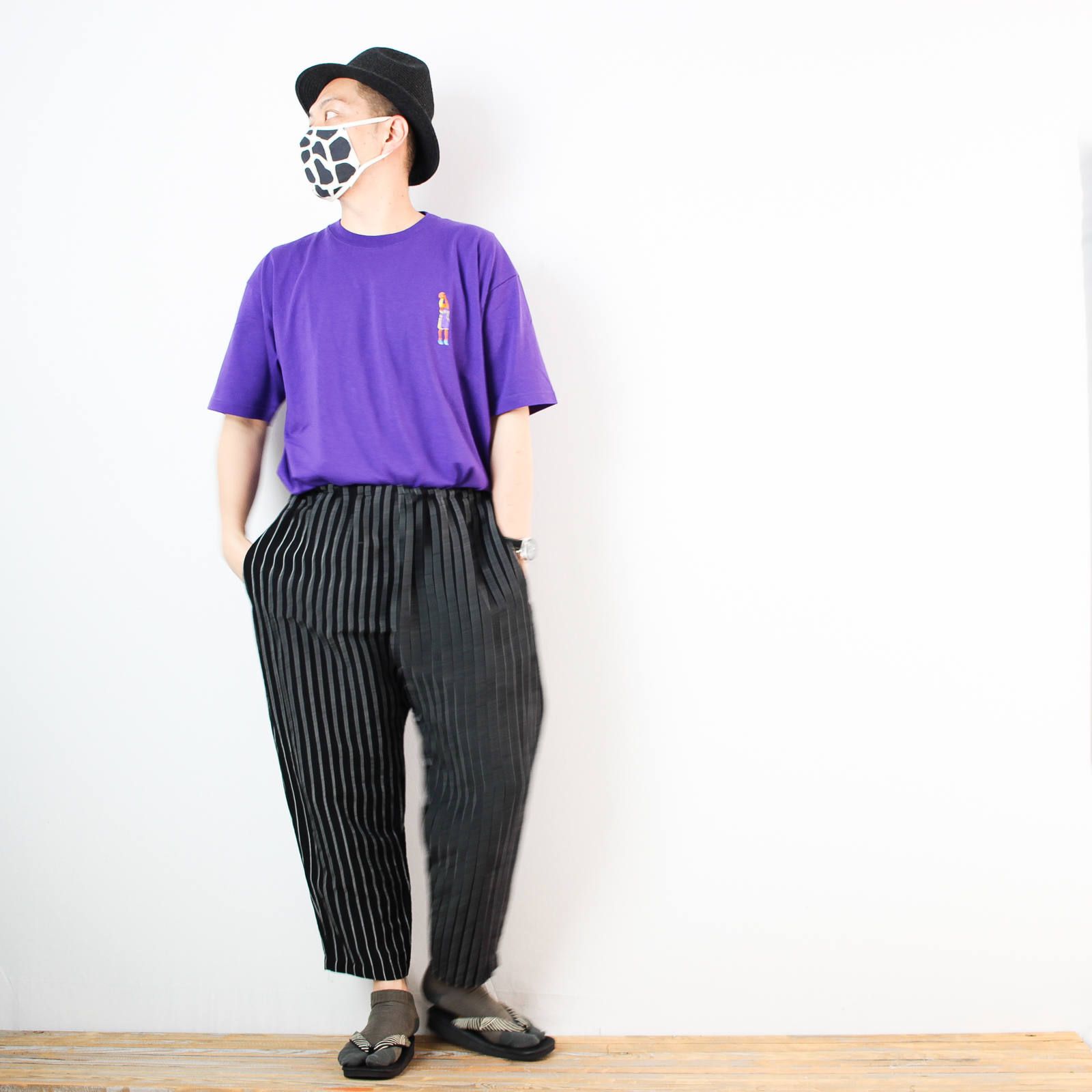 kelenのワンポイント刺繍Tシャツを使ったコーディネート【2日目】