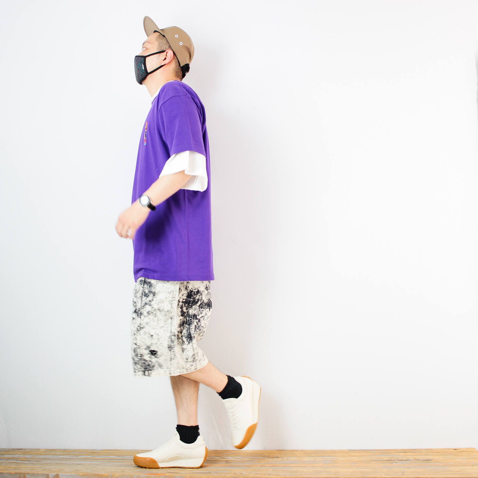 kelenのワンポイント刺繍Tシャツを使ったコーディネート【3日目】