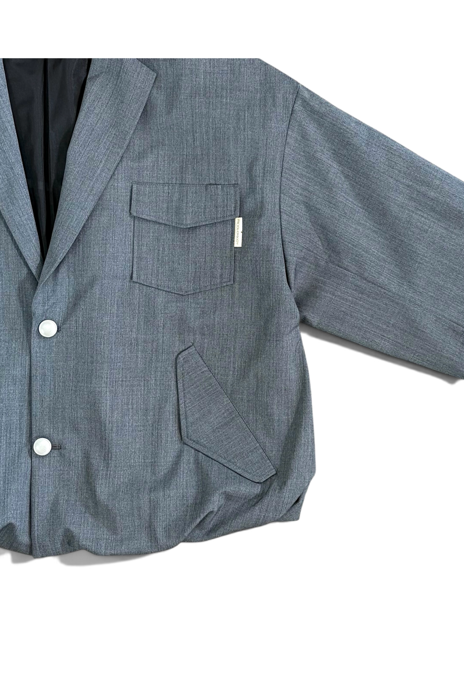 UTILITY FORMAL-JK / ユーティリティフォーマルジャケット : ラペルドジャケット - GRAY