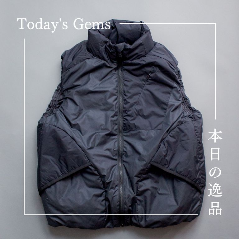 本日の逸品【kelen : "KELEN×NANGA×KAWADAFEATHER"コラボダウンベスト - TRINITY TEAM UP DOWN VEST "BOUER"】