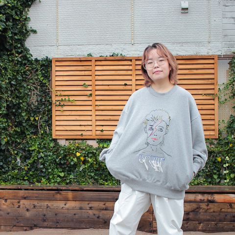 秋はスウェットが良いね♪