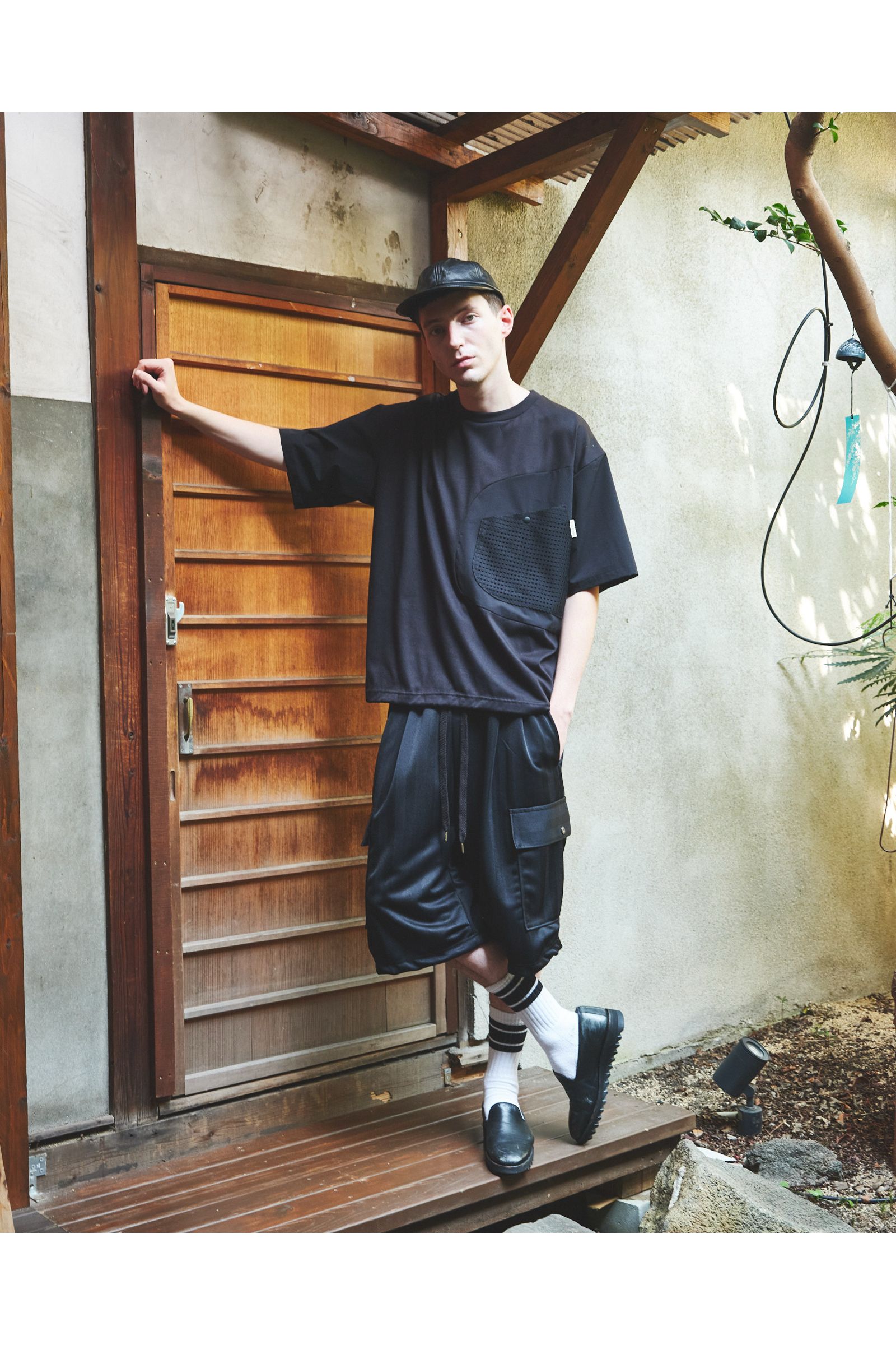 RODMAN-SHORTS / ロッドマン ショーツ : ジャージハーフパンツ - BLACK