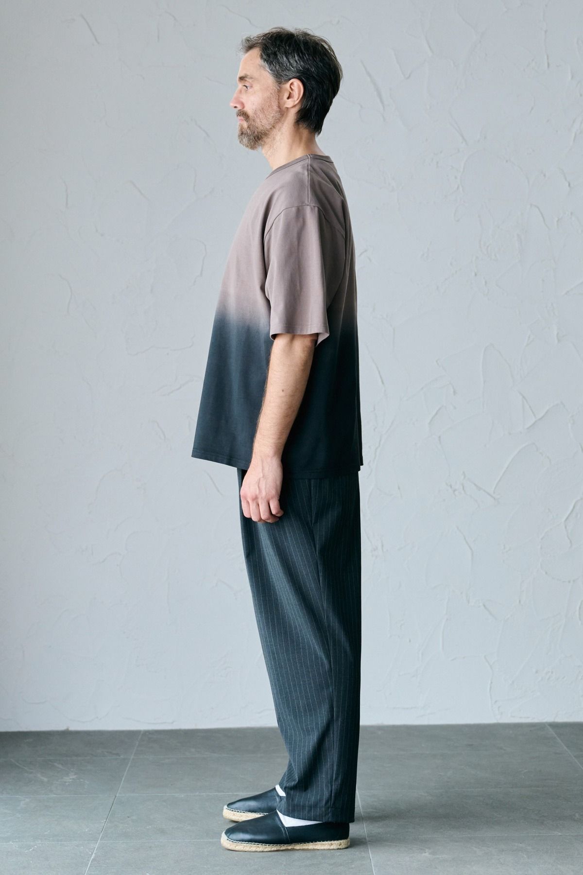 PABLO / STEP DYEING TOP グラデーション染めTシャツ - GRAYGE