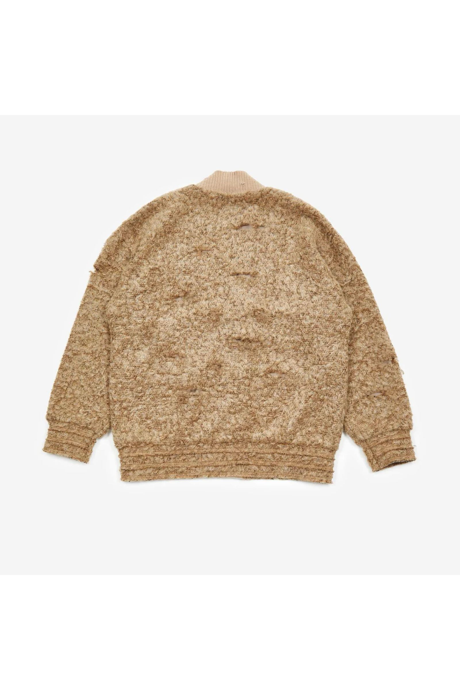 Loop tweed cardigan / ループツイードカーディガン - BEIGE