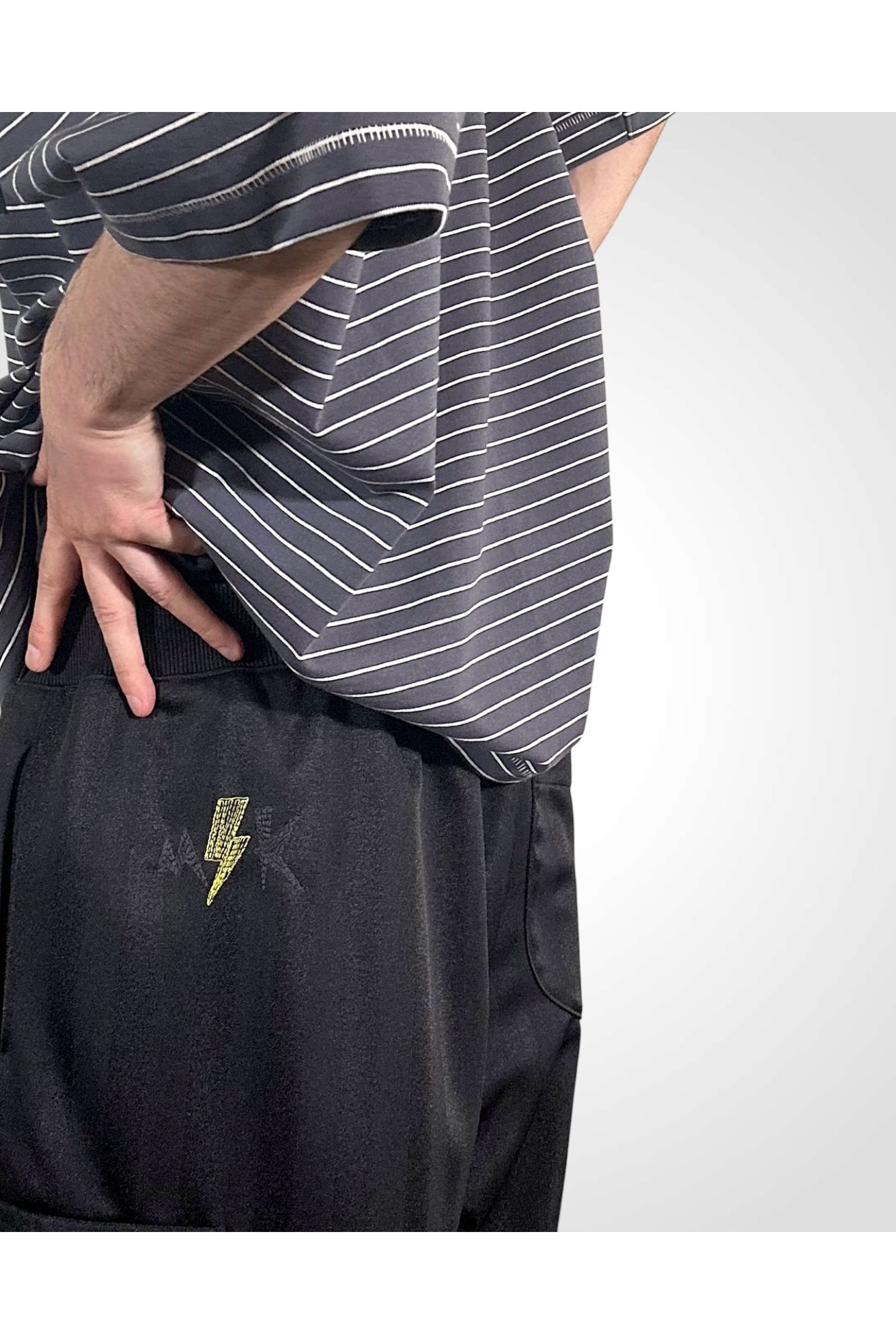 RODMAN-SHORTS / ロッドマン ショーツ : ジャージハーフパンツ - BLACK