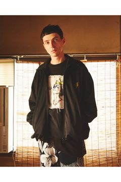 RODMAN-JK / ロッドマン ジャケット : ジャージジャケット - BLACK