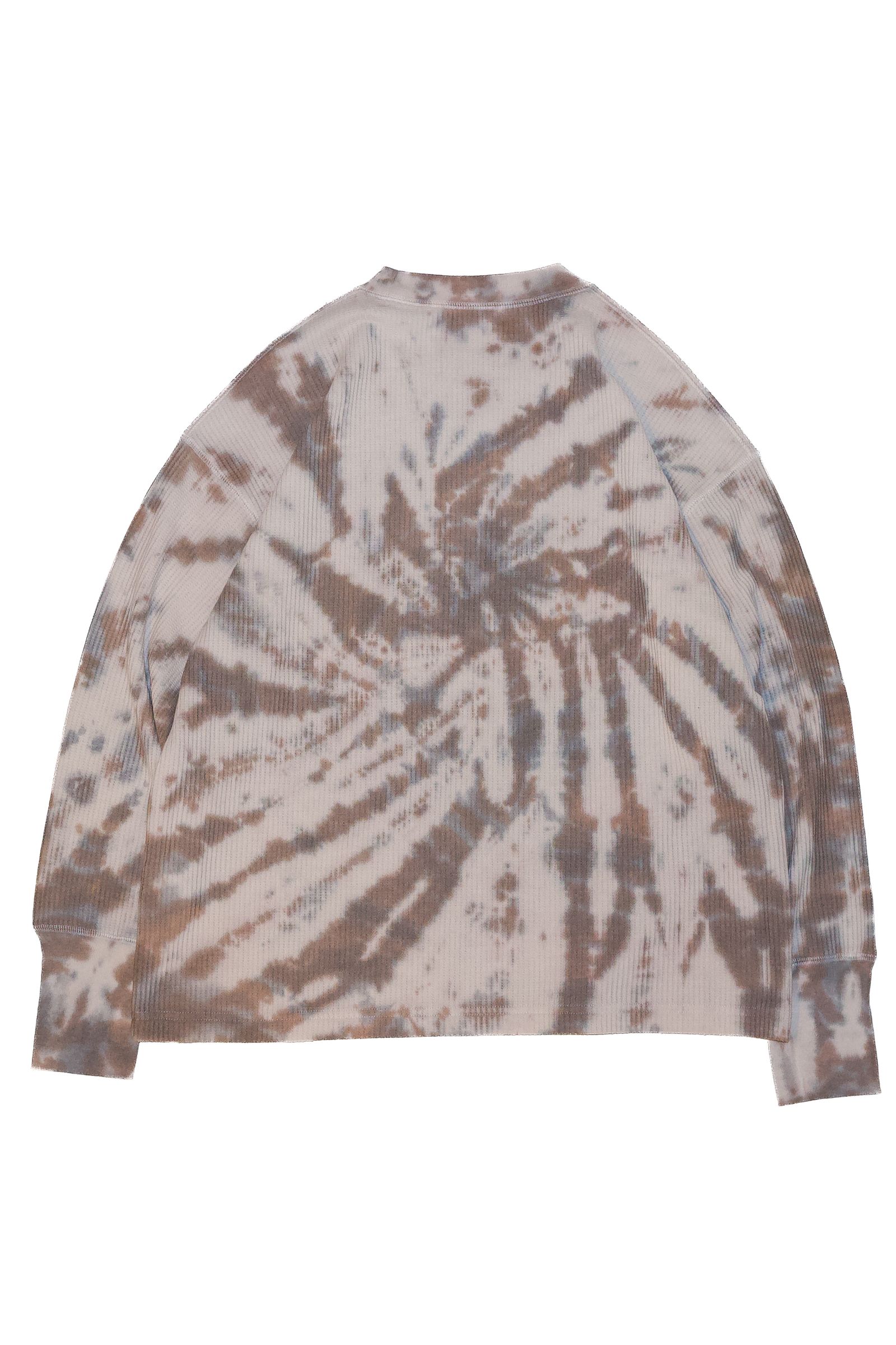 tie-dye thermal longsleeve Tee / タイダイサーマルロンTee