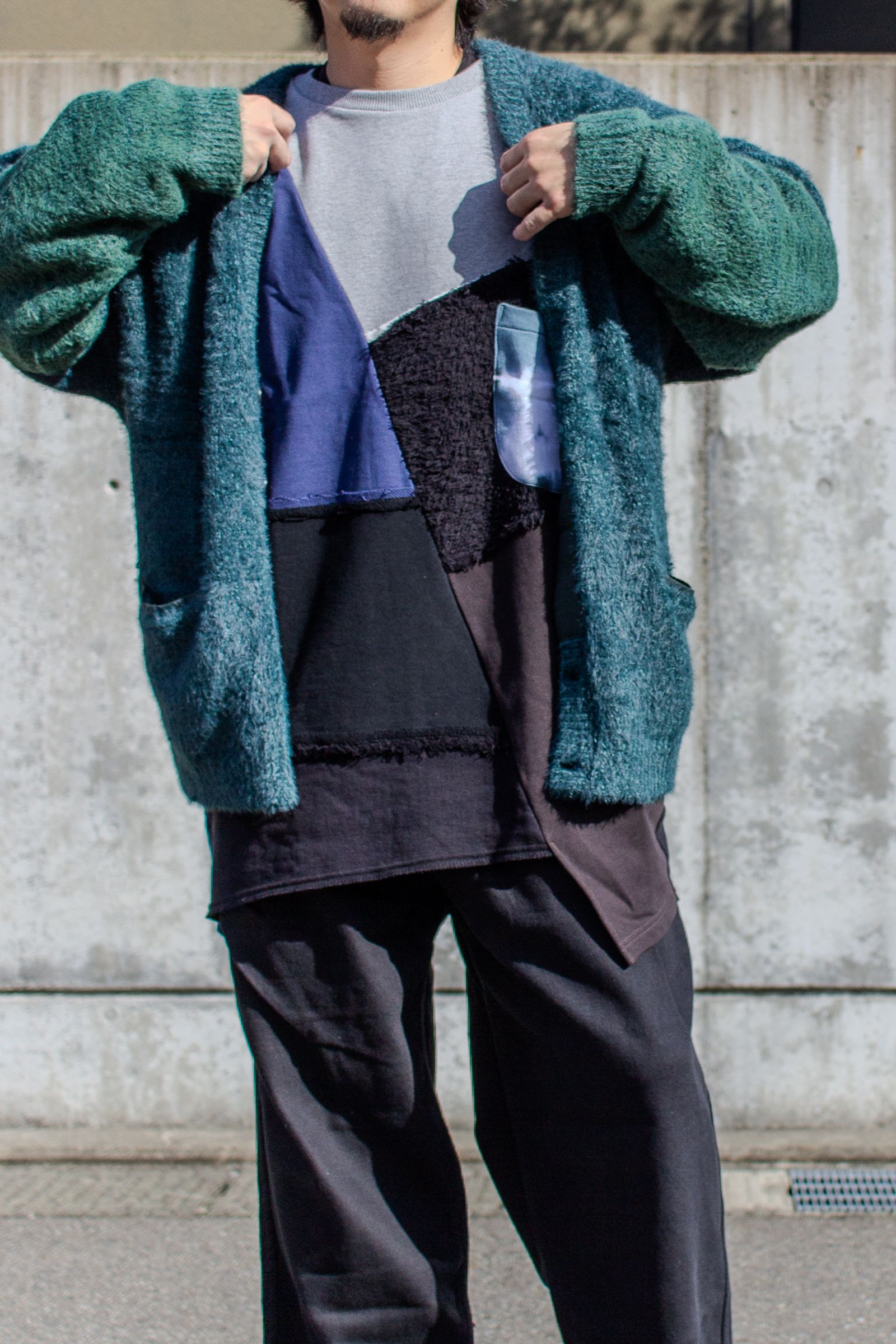 kelen - カーディガン : SHAGGY CARDIGAN 