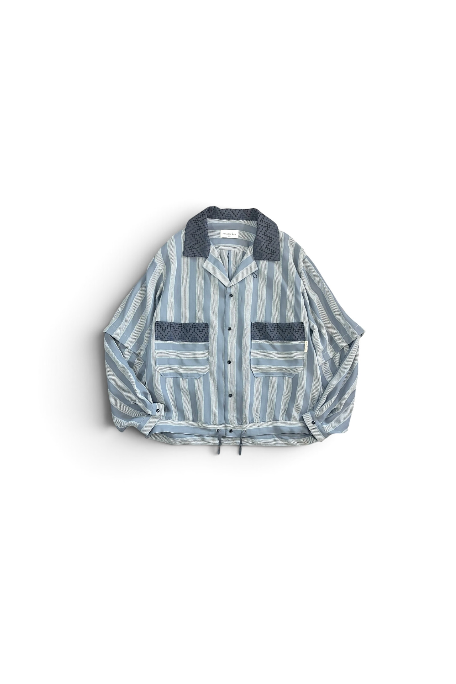 GOODFELLAS-SH / グッドフェローズシャツ : 開襟シャツ - GRAY