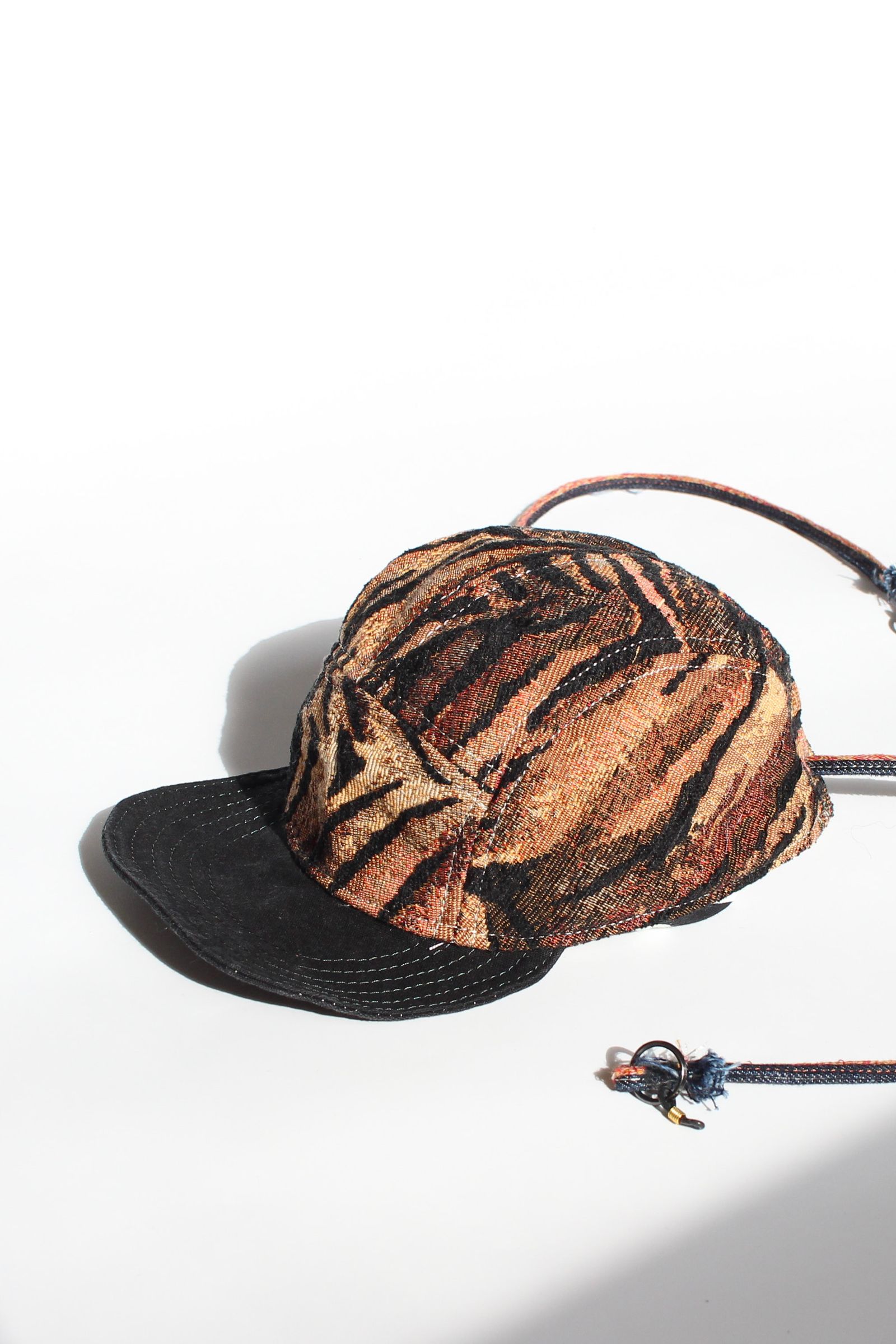 Glass Cord CAP - Cerambycidae / グラスコードキャップ 【帆布xゴブラン】