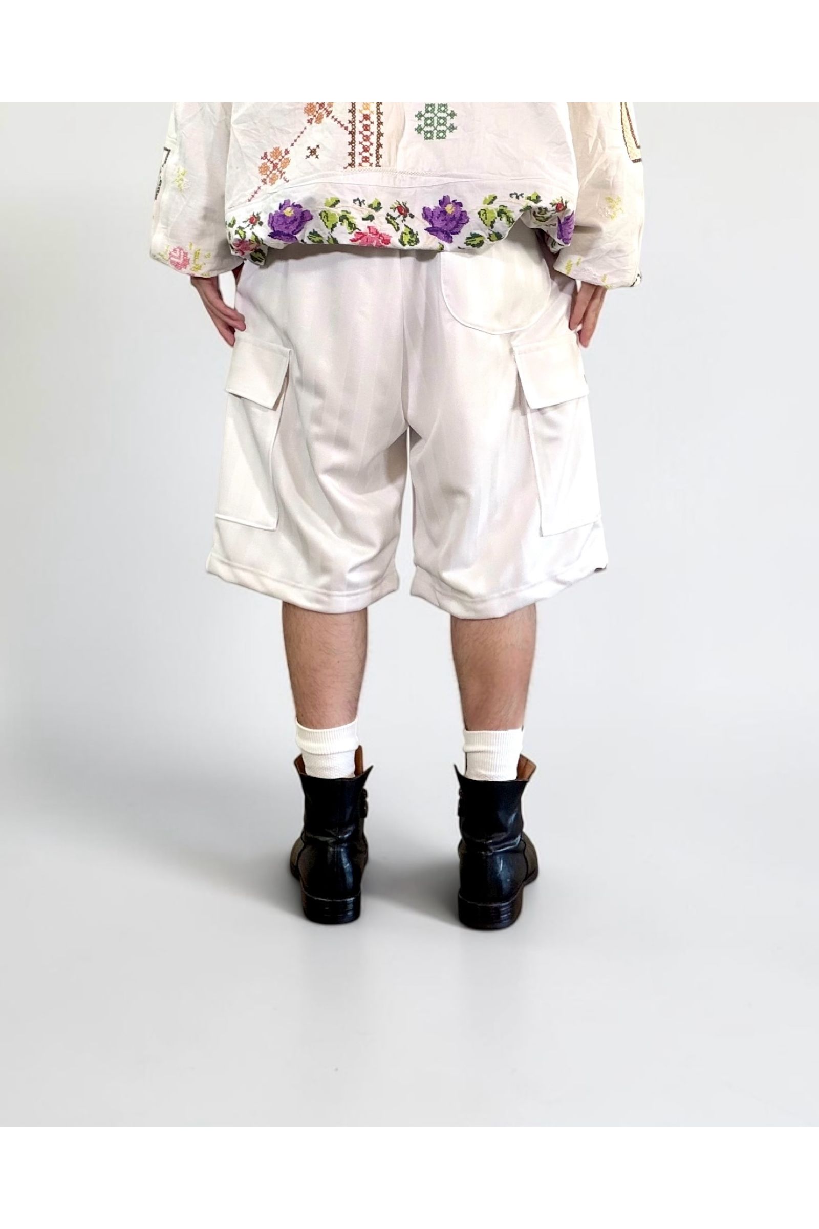 RODMAN-SHORTS / ロッドマン ショーツ : ジャージハーフパンツ - WHITE