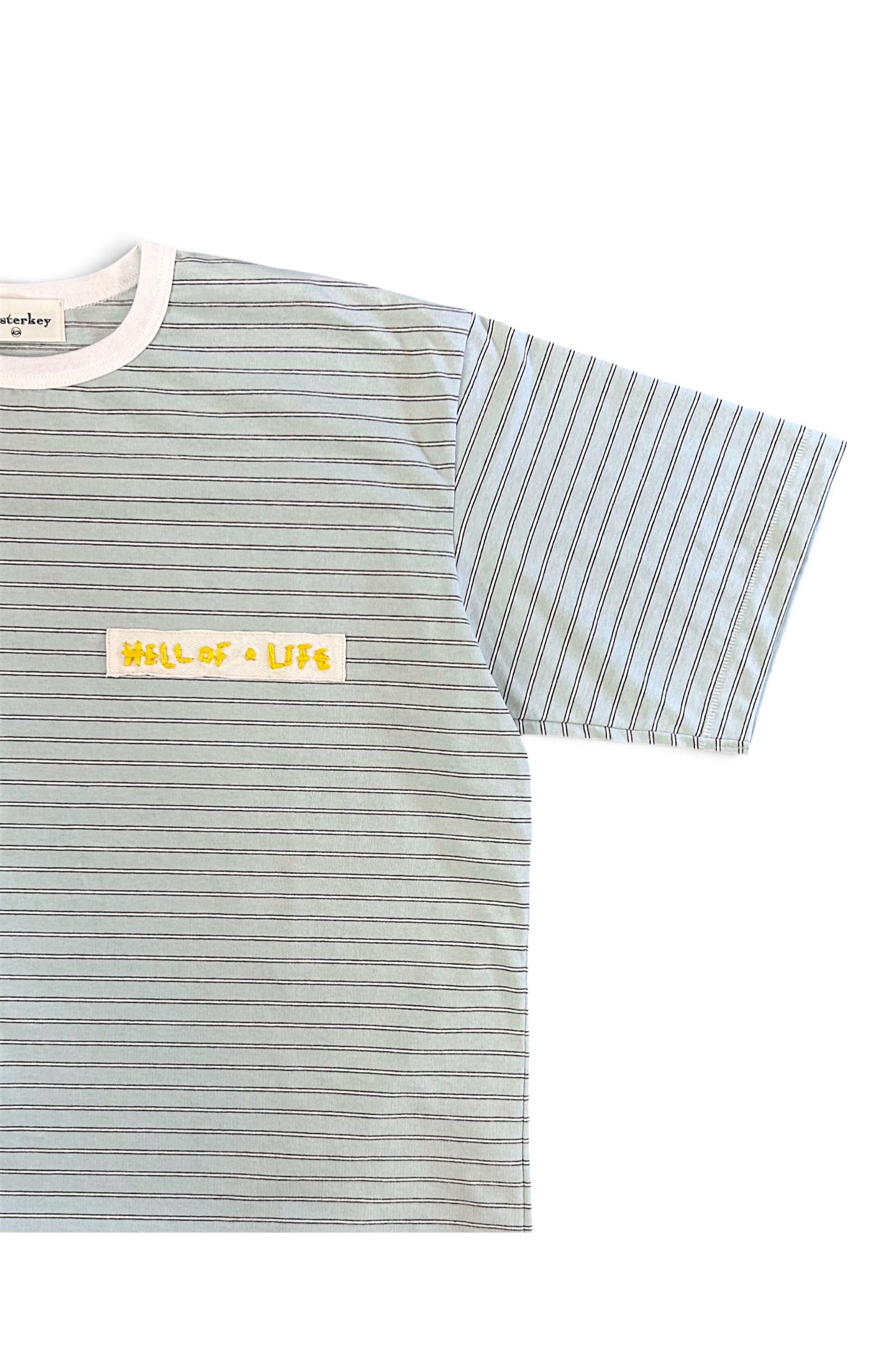 ECHOES-TEE  / エコーズTシャツ : ボーダーTシャツ - MINT