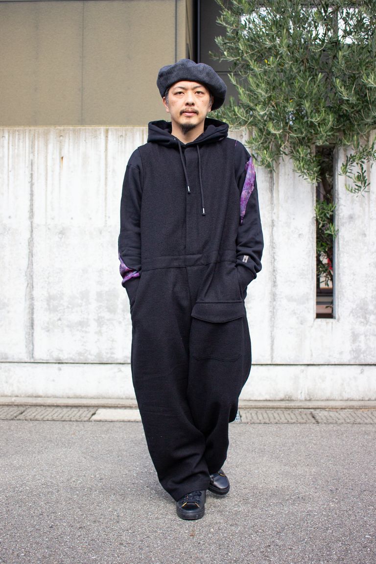 ココロブランド ポロシャツ オーバーサイズ 黒 ワンポイント ストリート