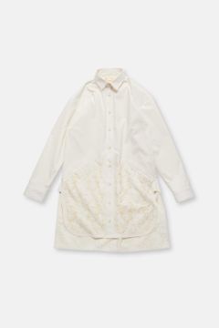 laser cut shirt / レーザーカットシャツ - white