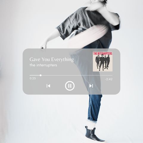 嫌な気分を吹き飛ばす【BGM : the interrupters - Gave You Everything】