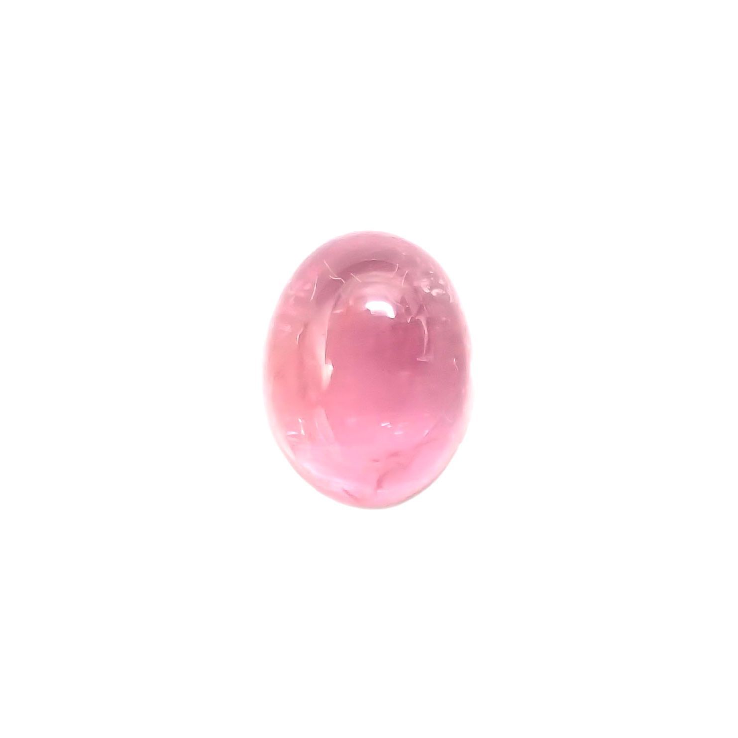 ペツォッタイトキャッツアイ(ラズベリル)(宝石名ペツォッタイト・キャッツアイ) マダガスカル産 0.426ct ソ付(彩珠)[210811978]5×3.7mm前後