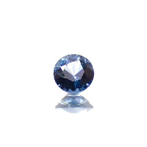 コバルトブルースピネル(宝石名ブルー・スピネル)タンザニア産 0.193ct ソ付(日独)[240929000]3.51x3.58mm前後