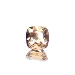インペリアルトパーズ(宝石名トパーズ)ブラジル産 0.54ct 識別済[230722711]4.8x4.7mm前後