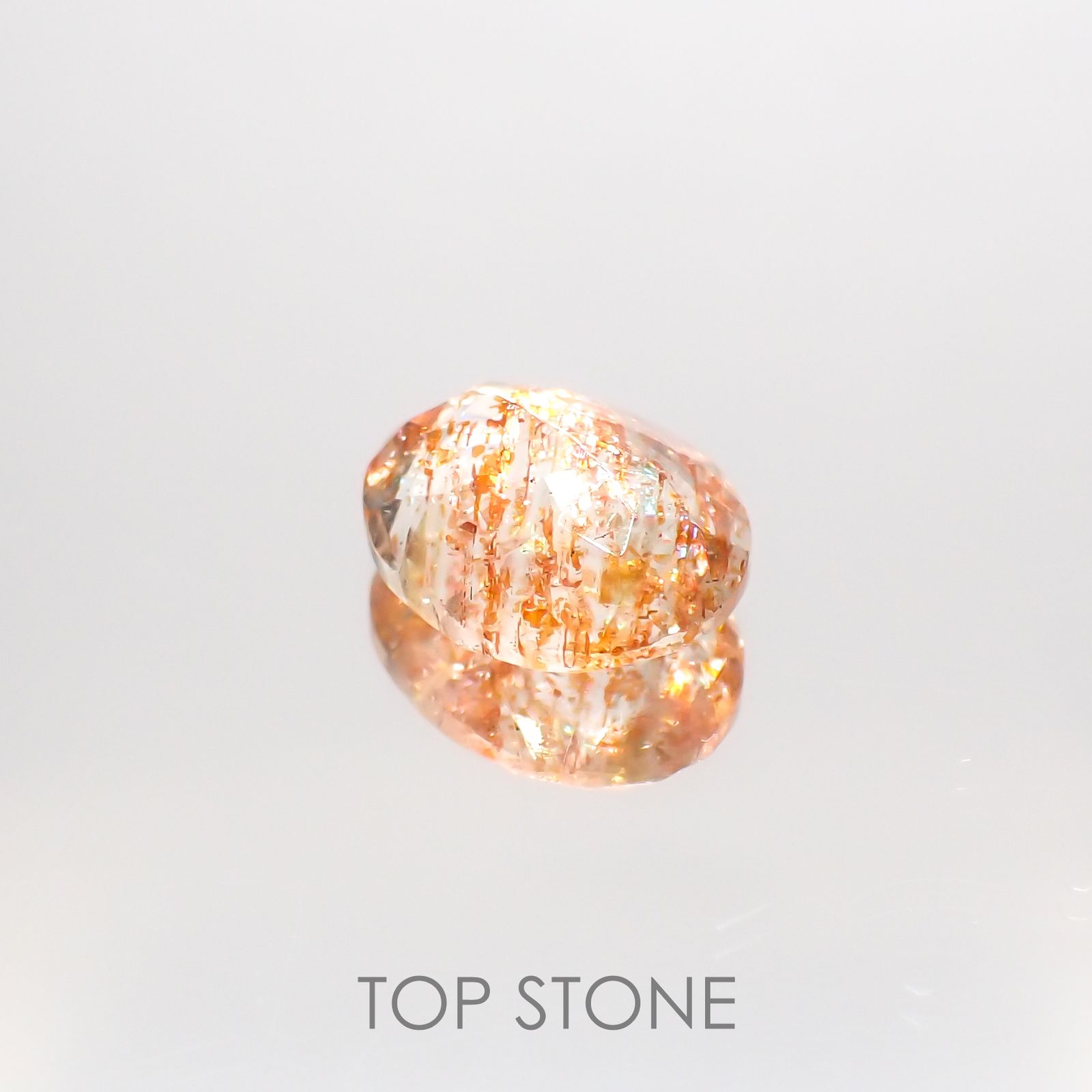 イリュージョンサンストーン インド産 2.35ct[220114211]10x8mm前後