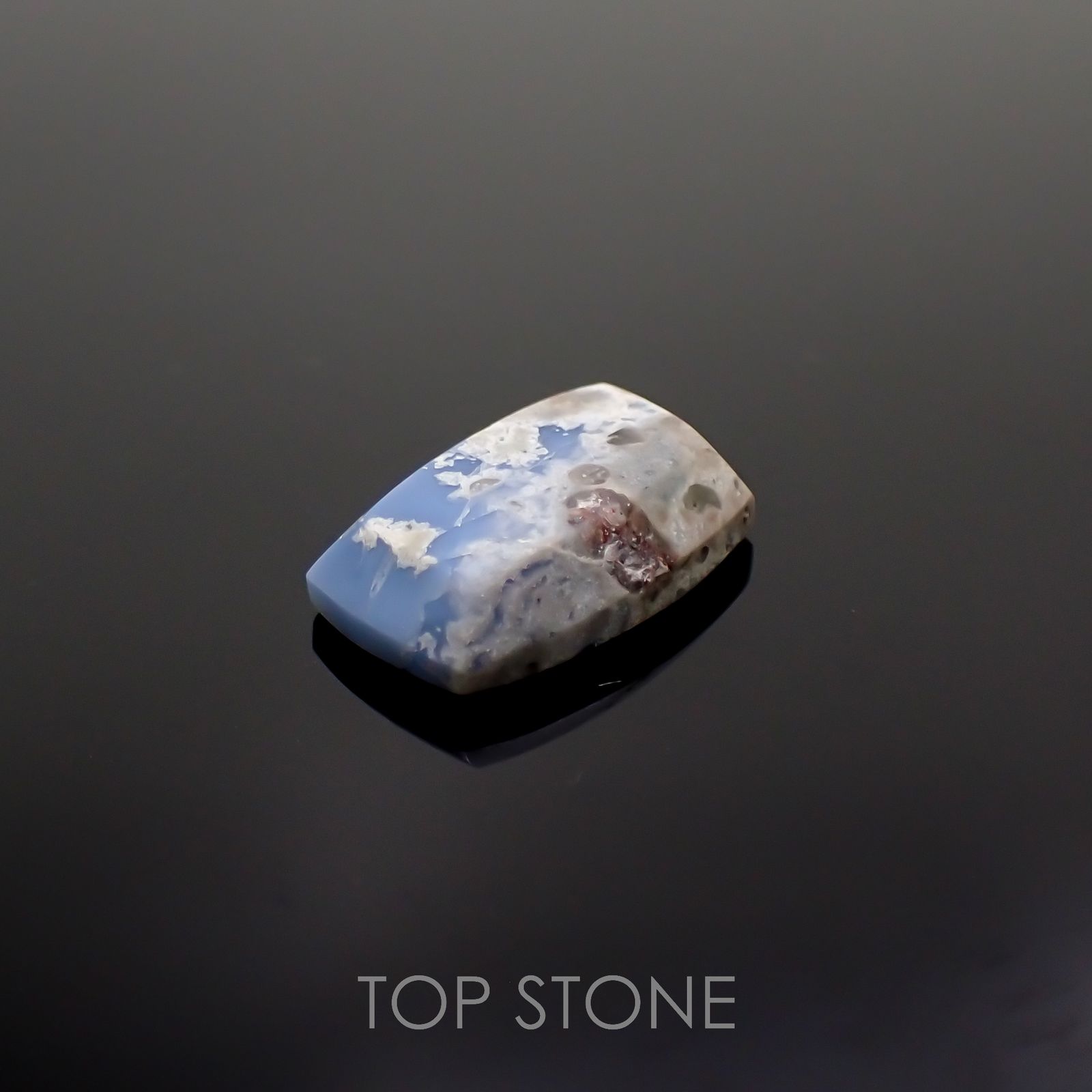 マトリックスブルーオパール アメリカ・オレゴン州産 3.68ct[220917819]13.6x8.9mm前後