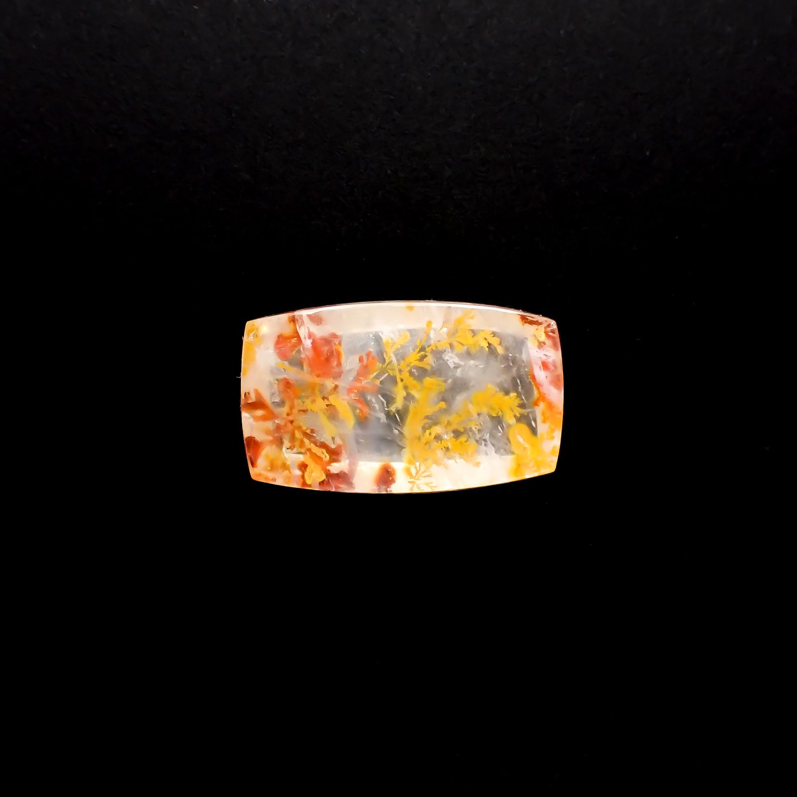 レッドデンドリチッククォーツ ブラジル産 8.17ct[230321126]16.3x9.7mm前後