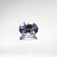 バイカラータンザナイト(宝石名タンザナイト) タンザニア産 1.822ct ソ付(彩珠)[210711826]8.7×6.5mm前後