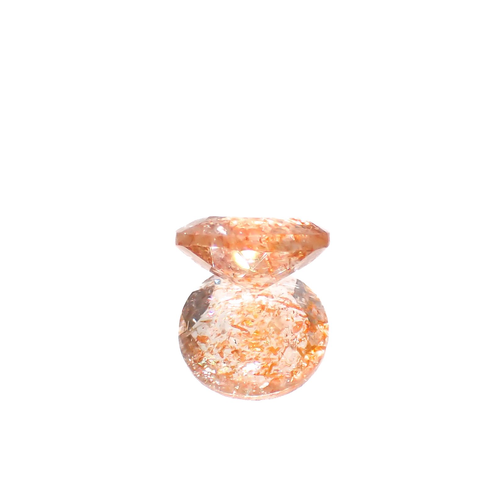 イリュージョンサンストーン タンザニア産 1.53ct[240728539]8.2x8.2mm前後