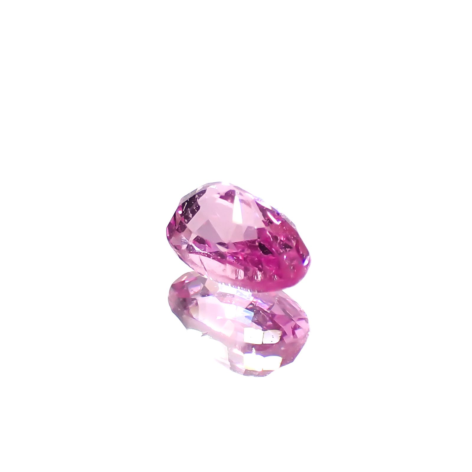 ネオンピンクサファイア スリランカ産 0.46ct[240728549]5.2x3.2mm前後