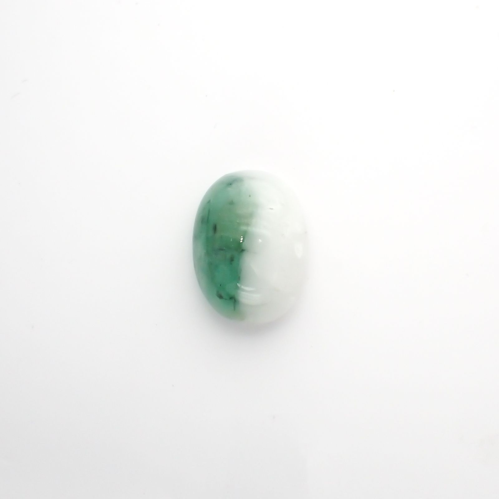 マトリックスエメラルド(エメラルドインクォーツ/フェルドスパー) ブラジル産 4.15ct[210812263]11.9×8.7mm前後