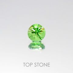 ミントガーネット ケニア産 ルース 0.31ct[20096109]3.8×3.8mm前後