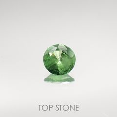 ミントガーネット(宝石名グリーン グロッシュラー・ガーネット) タンザニア産 0.22ct 識別済[210711538]4×4mm前後