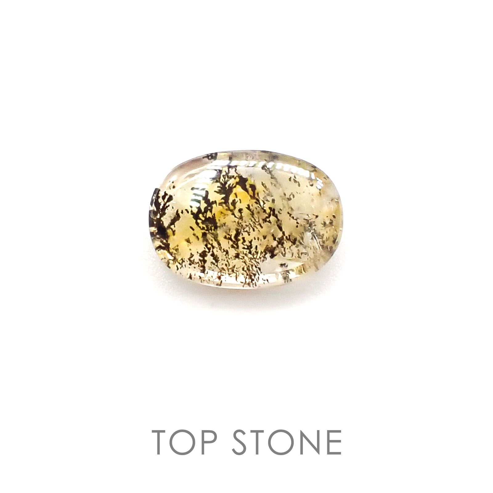 デンドリチッククォーツ ブラジル産 ルース 6.15ct[20084950]14.1×10.1mm前後