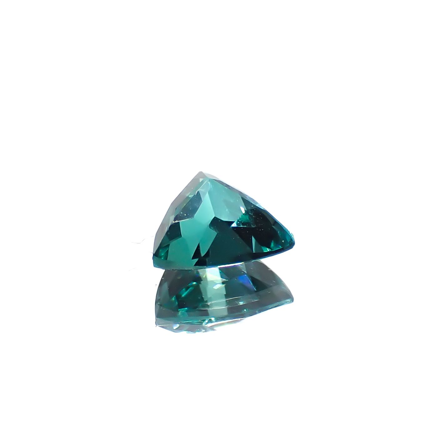 ブルーグリーントルマリン ブラジル産 0.45ct[240628386]5.4x5.1mm前後