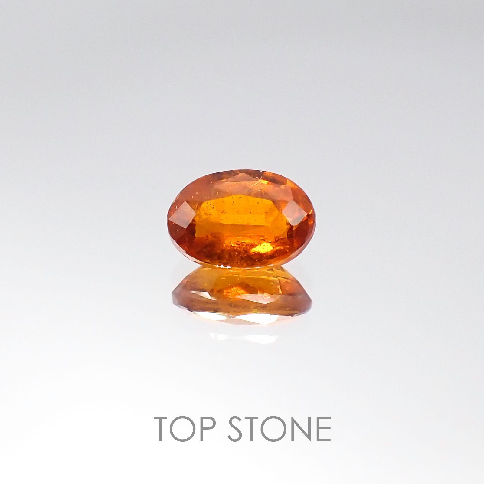 オレンジカイヤナイト タンザニア産 ルース 0.56ct[20096006]6×4.1mm前後