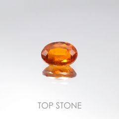 オレンジカイヤナイト タンザニア産 ルース 0.56ct[20096006]6×4.1mm前後