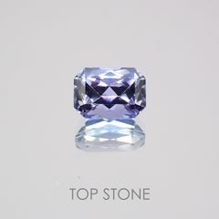 バイカラータンザナイト(ゾイサイト) タンザニア産 ルース 1.13ct[210310096]7.1×5.1mm前後