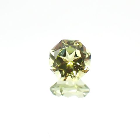 ◇オクタゴンカット◇イエロートルマリン SA(宝石名トルマリン)ブラジル産 0.56ct 識別済[231124205]5.1x5.1mm前後