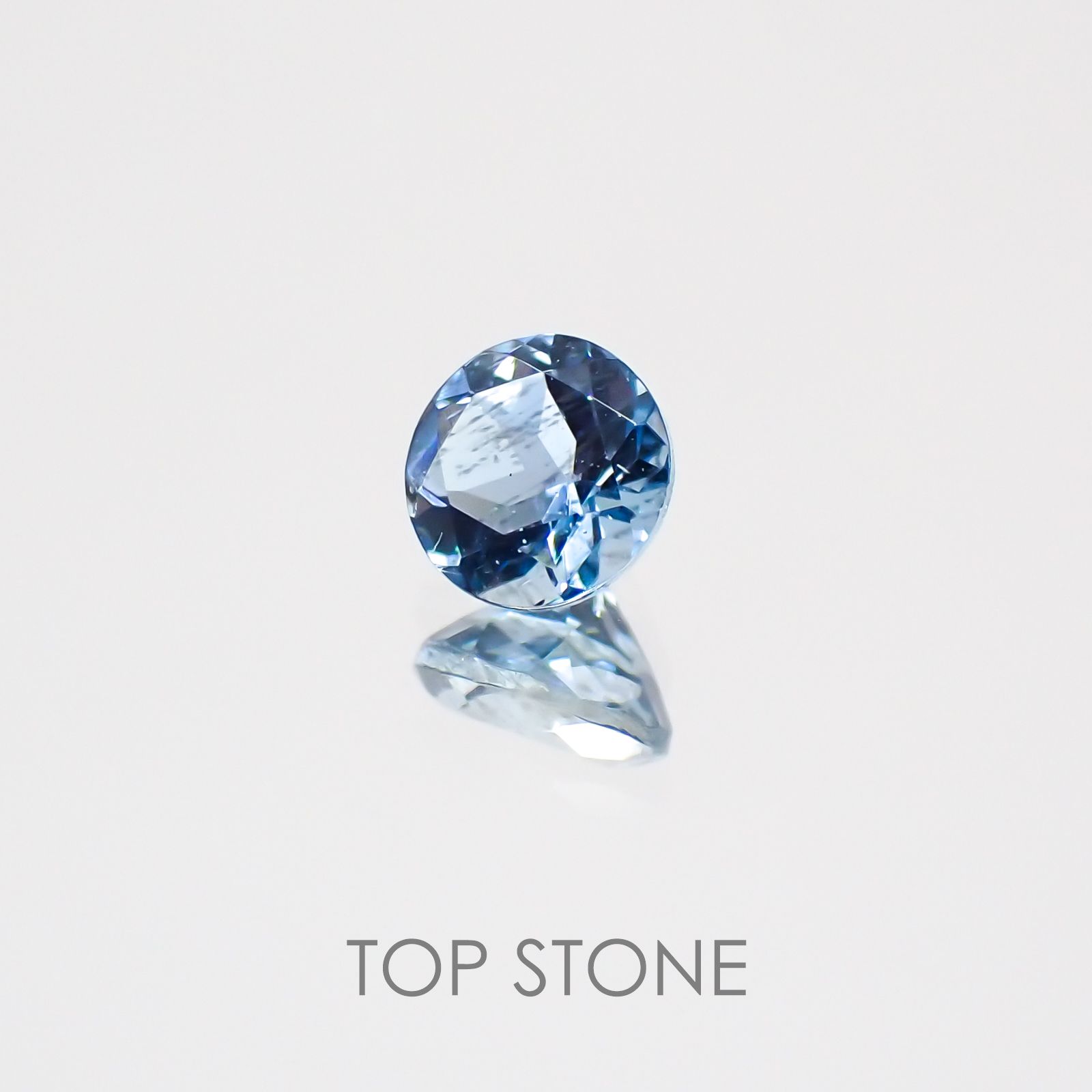 サンタマリア アクアマリン ブラジル産 ルース 0.22ct[20129118]3.9×3.9mm前後