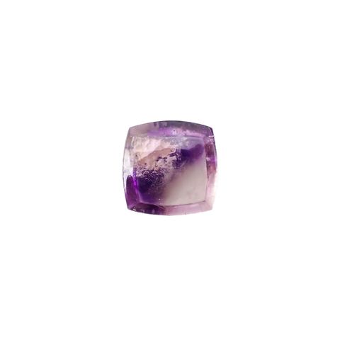 アメジストエレスチャル ブラジル産 11.92ct / 13.4x13.3mm前後 [260717978]
