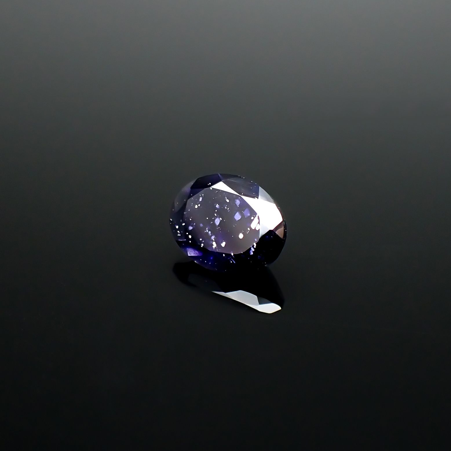 アイオライトサンストーン インド/ブラジル産 1.06ct[231224843]8x6.1mm前後