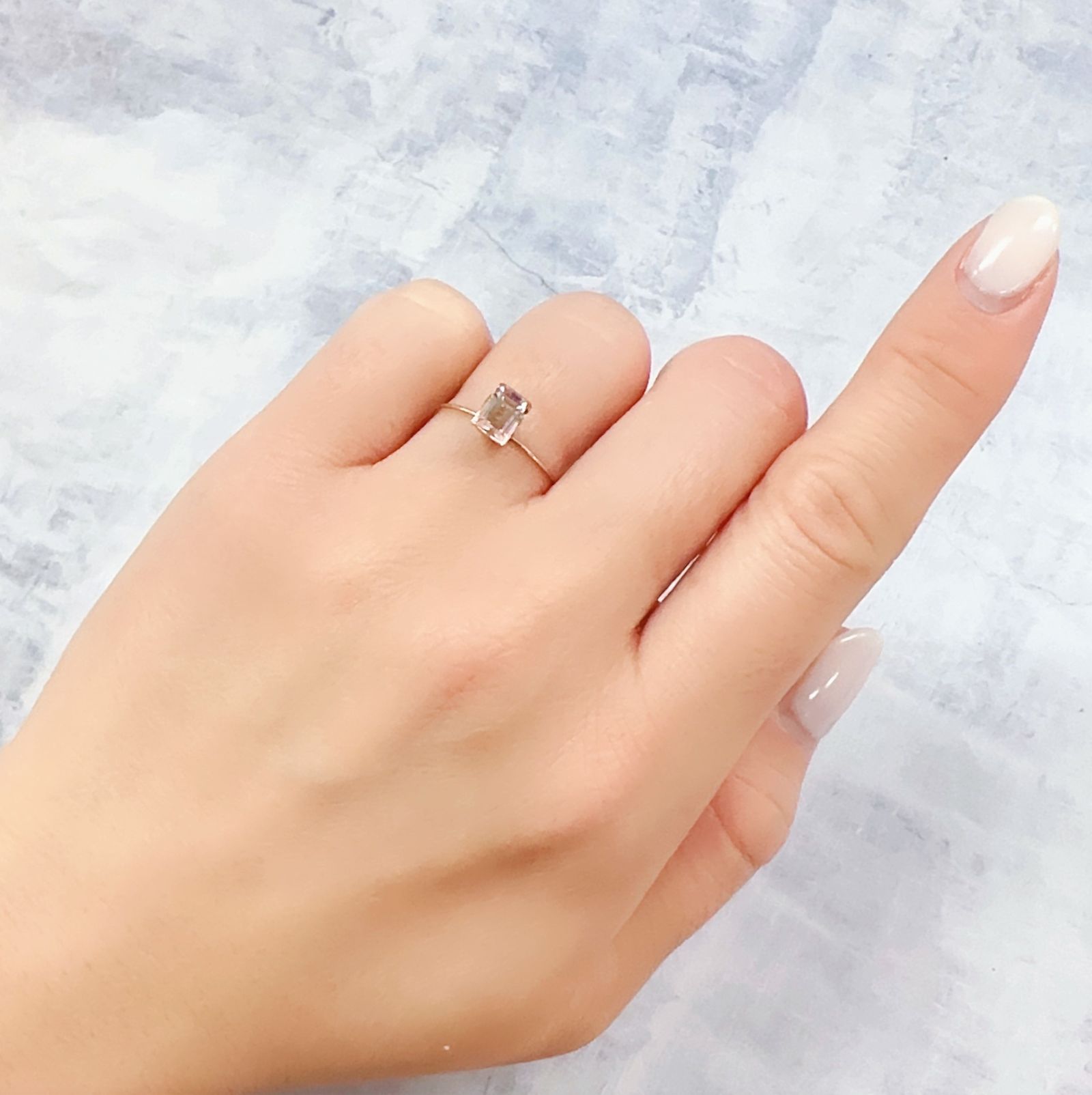 バイカラートルマリン コンゴ民主共和国産 1.06ct[230220540]5.9x4.7mm前後