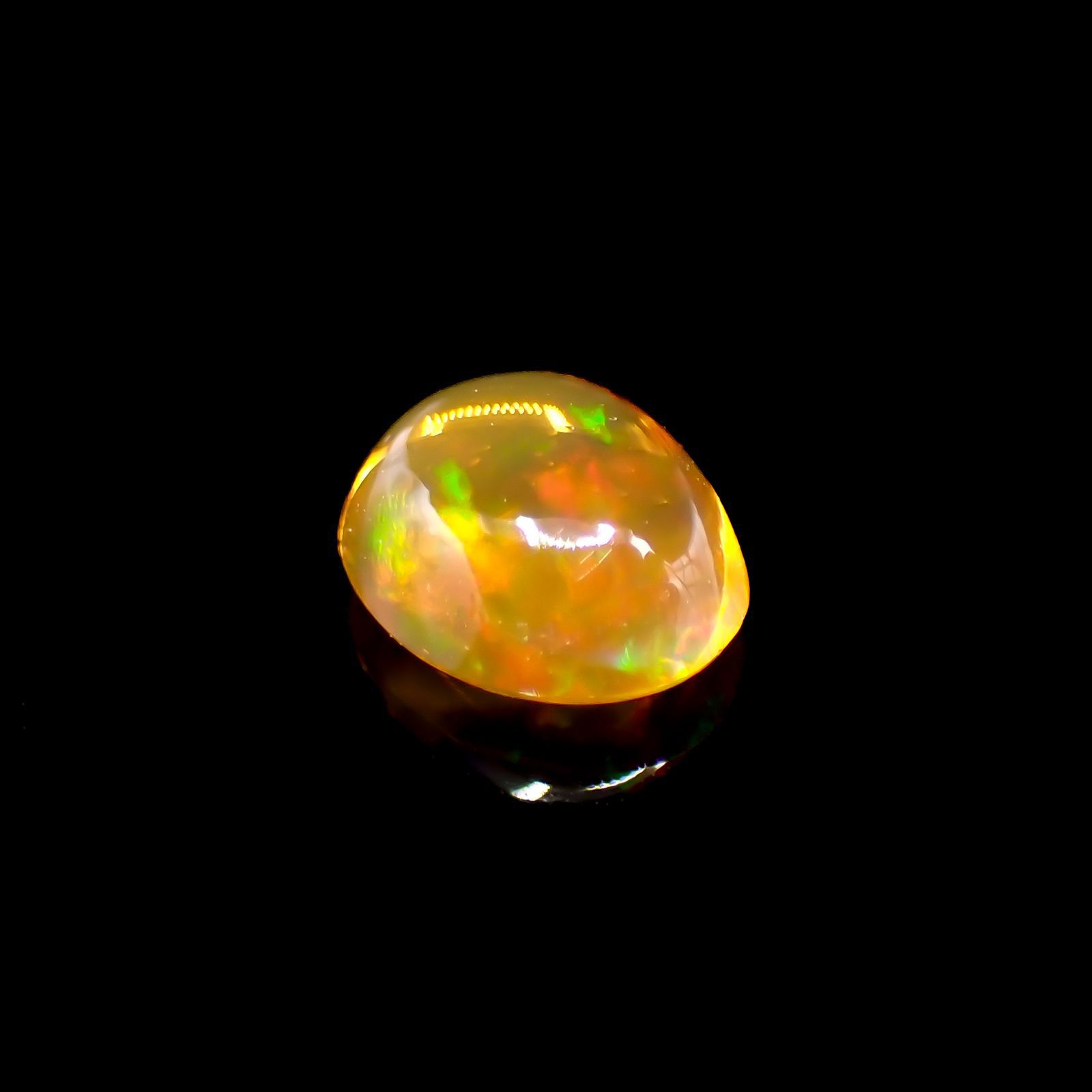 ファイヤーオパール メキシコ産 0.35ct[220917620]5.6x4.6mm前後