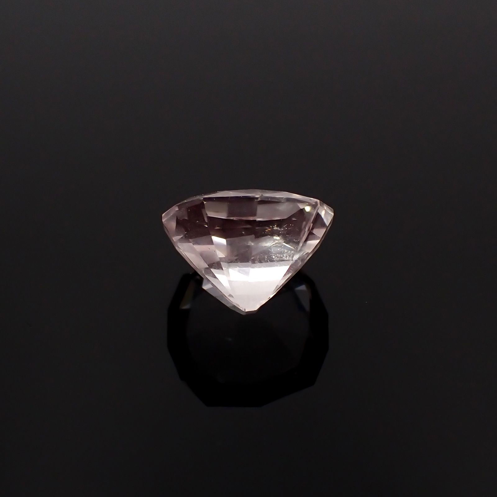 ◇カスタムカット◇ピンクエンジェルラダークォーツ マダガスカル産 3.06ct[231023689]9.9x9.3mm前後