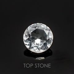 <ランダムセレクト3個セット> 水晶SA(宝石名ロック・クリスタル) ラウンドカット ブラジル産 0.60ct前後(3pcs合計) 識別済[20117815]3.8×3.8mm前後