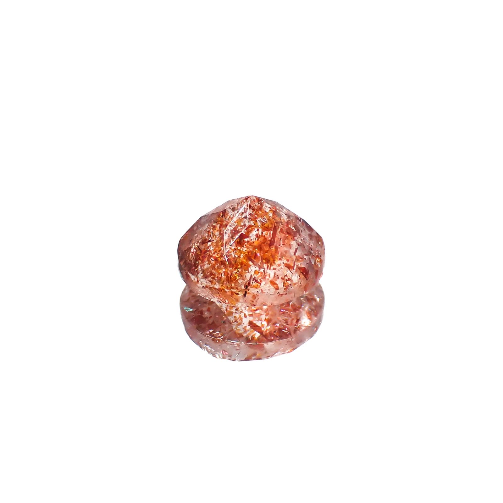 イリュージョンサンストーン タンザニア産 1.65ct[240728541]7.7x7.7mm前後