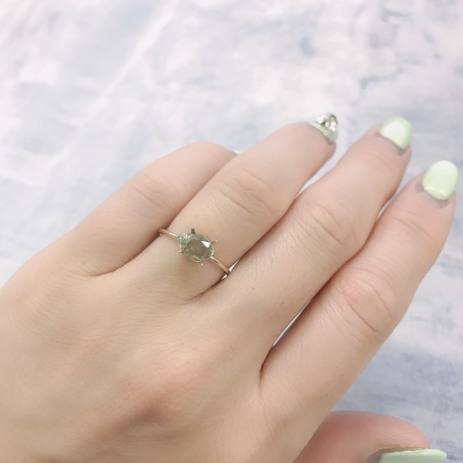 ◇ローズカット◇バナジウムコーネルピン(宝石名コーネルピン)タンザニア・タンガ州産 0.81ct 識別済[220115552]7.9x4.9mm前後